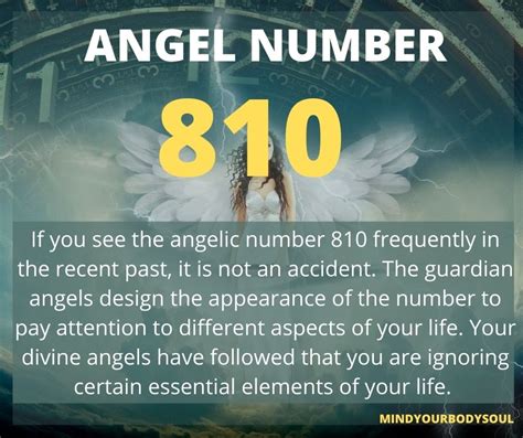 810 Angel Number meaning